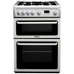 Hotpoint HAG60P Gas Cooker, White